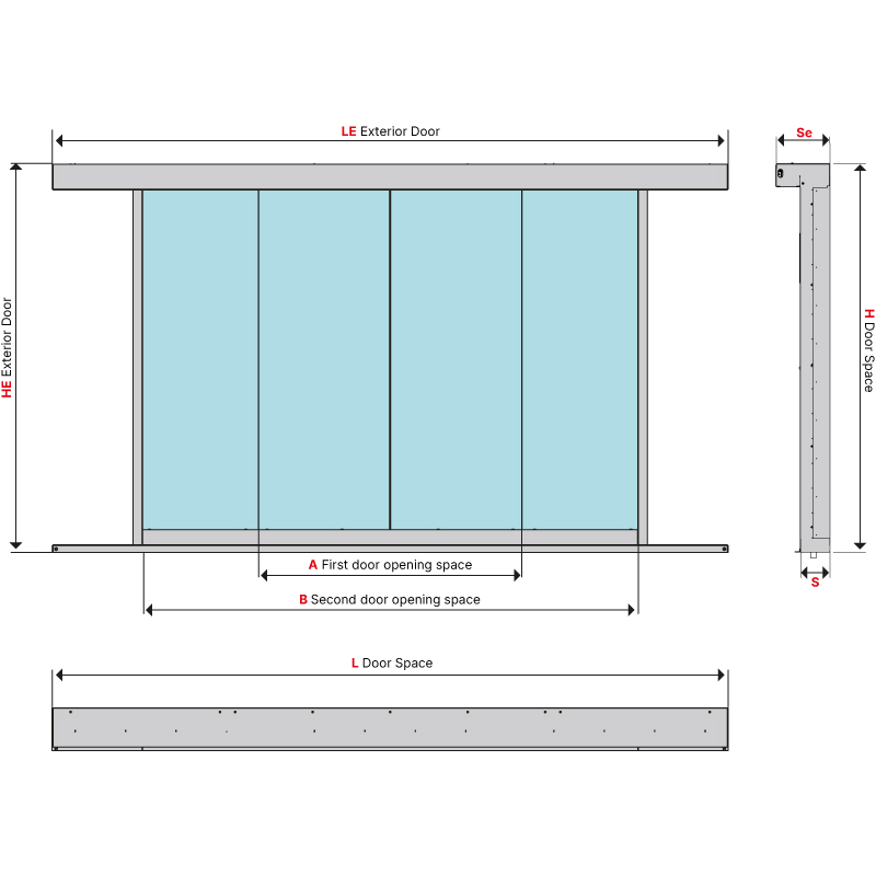 Four wings door 2160